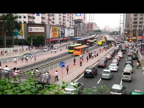 Guangzhou Bus Rapid Transit (BRT) video