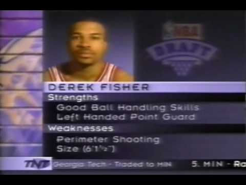 1996 NBA Draft - 24 - Derek Fisher, Arkansas Little Rock