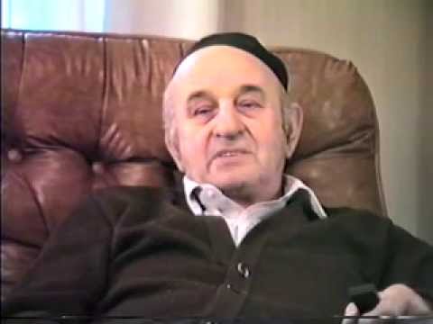 Zeidi (Abraham Berkowitz) talks about survival and triumph after World War II