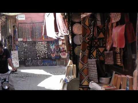 Morocco, Marrakech Souk (by day) 1080 50p Full HD