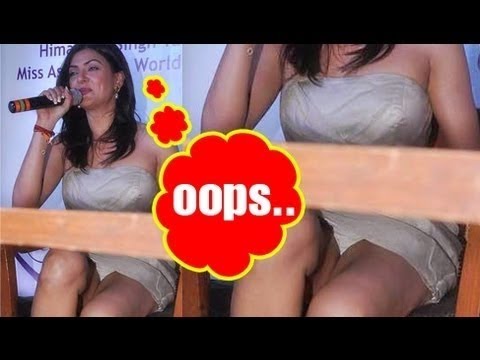 Sushmita Sen's Wardrobe Malfunction