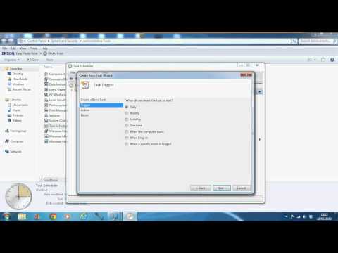 How to | Windows 7 Shutdown Task scheduler