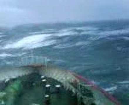 washing the windows on the Irish Sea