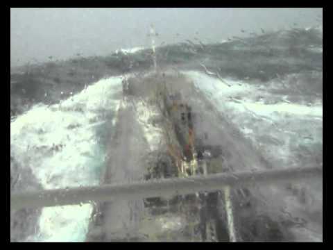 Storm at the Irish sea