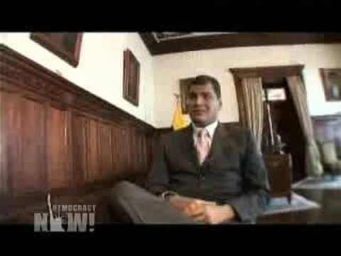 Greg Palast interviews President of Ecuador(chevron law suit