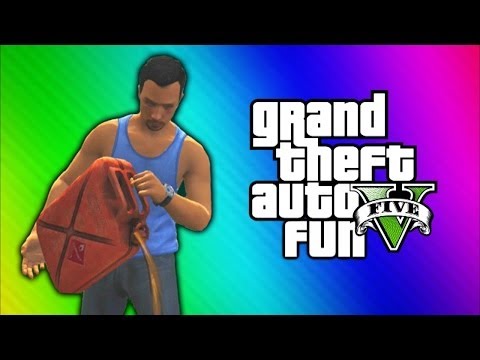 GTA 5 Online Funny Moments - Car Pile Explosion, Dump Truck Glitch, Would You Look at That!