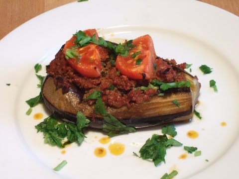 KOCHEN - Gefüllte Aubergine - Karnıyarık #türkisch