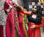 Bollywood Actress Vidya Balan during the inauguration of Palki Boutique in Kolkata on Wednesday 05 February 2014