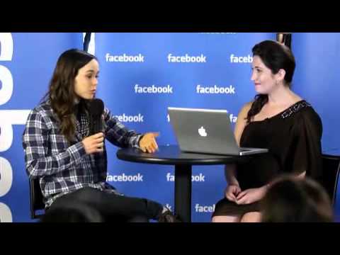 Ellen Page Facebook Live - Interview