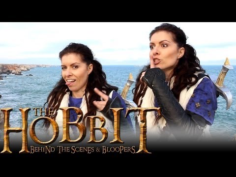 Behind the Scenes of The Hobbit The Lady of the Lonely Mountain + BLOOPERS