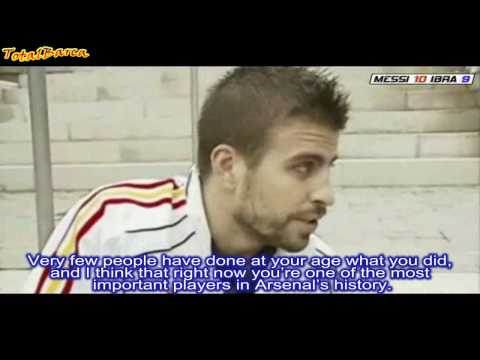 Pique interviews Cesc