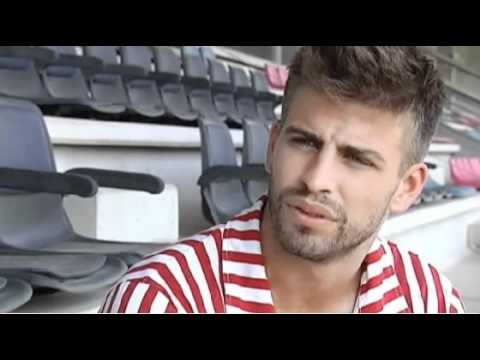 Gerard Pique interview by stv