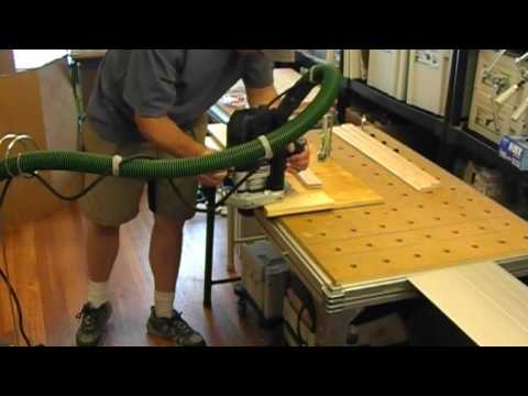 Making a cabinet door with the Festool OF 2200 router