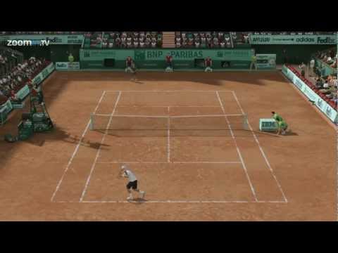 Grand Slam Tennis 2 - Hewitt vs Federer and career mode - Xbox 360 (1080P)