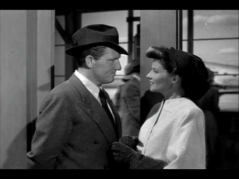 Woman of the Year - Spencer Tracy & Katherine Hepburn's Kiss