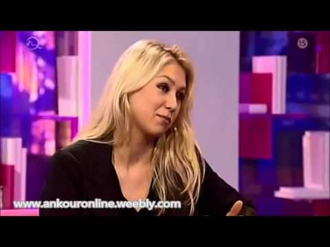 Anna Kournikova at Adela Show 2010 (interview)