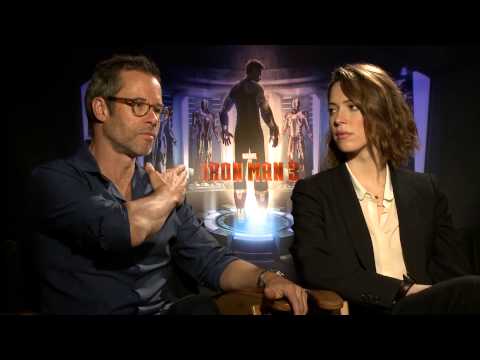 Guy Pearce & Rebecca Hall 'Iron Man 3' Interview