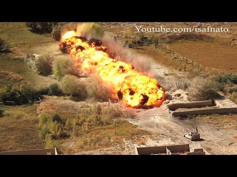 U S Marines make big bang detonating IEDs afghanistan