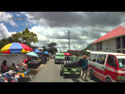 GUYANA, Parika Market Street. ( HD )