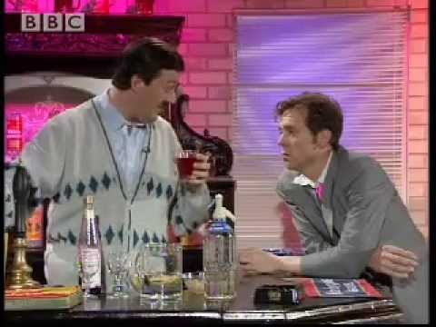 Stephen Fry as the understanding barman - A bit of Fry & Hugh Laurie - BBC comedy