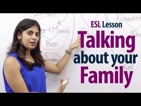 How to talk about your family? - English Lesson ( Free ESL Lessons)