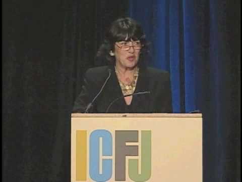 Christiane Amanpour Gives Keynote at International Center for Journalists 2008 Awards Dinner