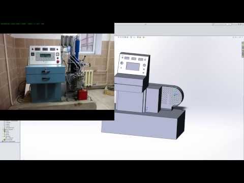 Ignition Quality Tester IC engine (diesel) 3d-modelling part 1