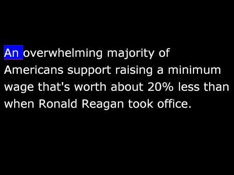 President Obama February 15th, 2014 -  Weekly Address - Raise the Minimum Wage