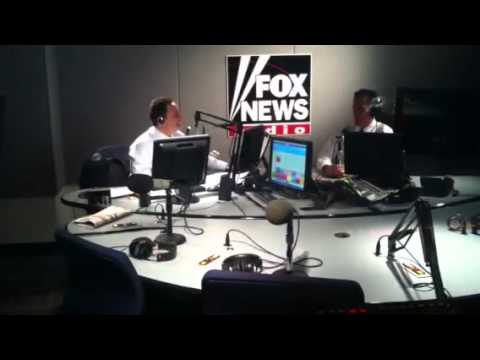 View from the Sound Booth during Brian Kilmeade Interview