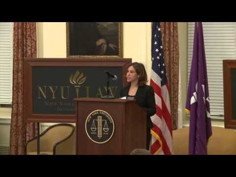 Inaugural Segal Lecture: Rachel Barkow, 