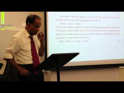 Sir Partha Dasgupta - Measuring Inequality and Poverty