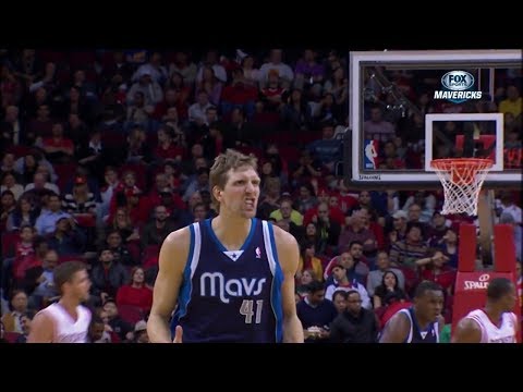 Dirk Nowitzki Full Highlights at Rockets (2013.12.23) - 31 Pts, 13th On Scoring List