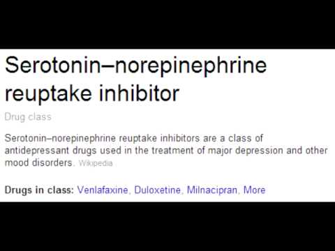 Serotonin--norepinephrine reuptake inhibitor (SNRIs) - MOA, Use & Side Effects