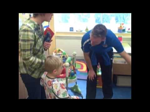 Reading FC players at Royal Berkshire Hospital