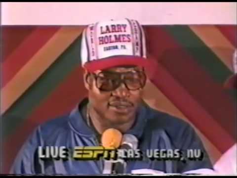 Infamous Holmes-Spinks postfight Press Conference