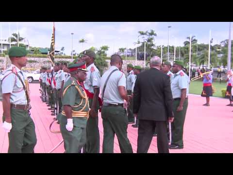 Fijian Prime Minister Voreqe Bainimarama completes his State Visit in Papua New Guinea