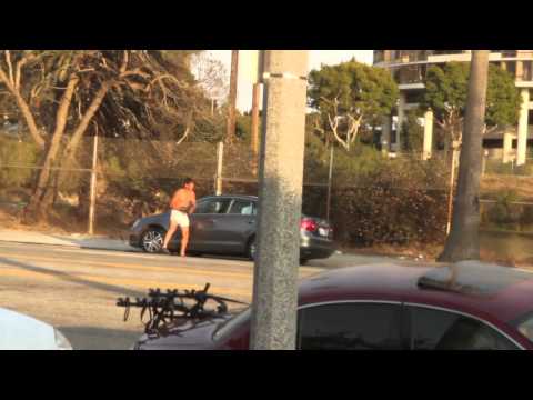 Guy looses it on PCP- Marina Del Rey - 9.10.11