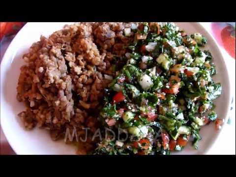 Maha's Arabic Dishes- Mjaddara recipe