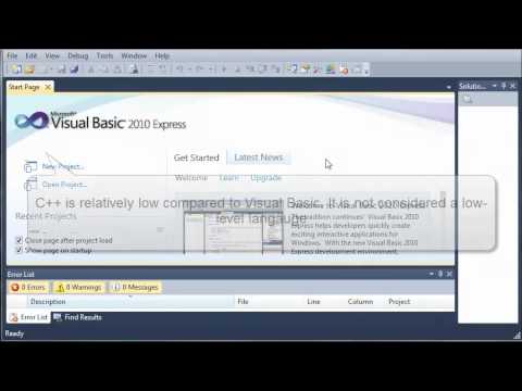 Visual Basic Tutorial - 1 - What Is Visual Basic