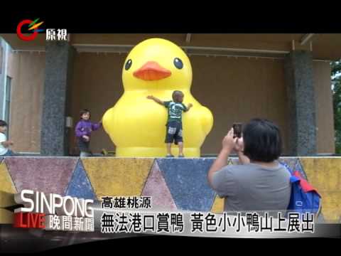 黃色小小鴨 高雄原鄉展出人氣旺 20131009