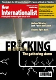 Cover of New Internationalist magazine - Fracking: the gathering storm