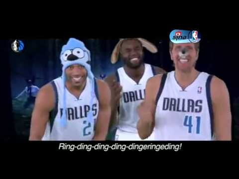 [Funny]Dirk Nowitzki, Dallas Mavericks Spoof 'The Fox': What Do The Mavs Say?