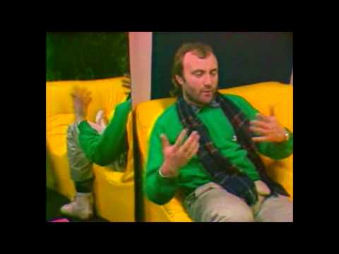 Phil Collins on France Regions 3 Grenoble (1985 No Jacket Required Tour)