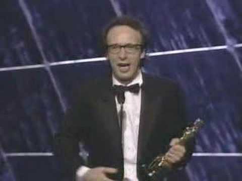 Roberto Benigni goes wild at the Oscars®