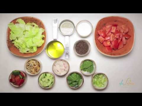 Receta de la ensalada Fattoush - Restaurante Du Liban