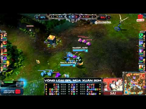 [GPL 2014 Spring] [Bán Kết 2] [Game 2] Saigon Jokers vs Neo Full Louis [05.01.2014]