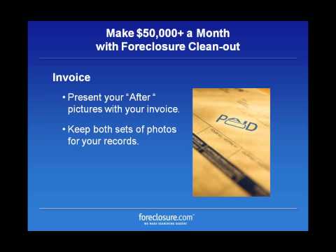 Make 50,000 A Month with Foreclosure Clean Out