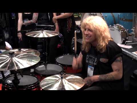 Steven Adler NAMM 2010 Rockett Drum Works