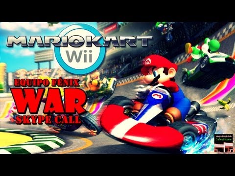 [MKWii] Full War Equipo Fénix vs Team Shakira [480p_Skype Call Español]