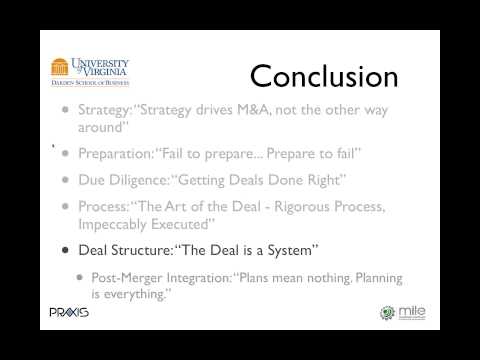 Best Practices in Acquisition Strategy by Dr. Michael J. Ho of Darden Business School - MILE Webinar